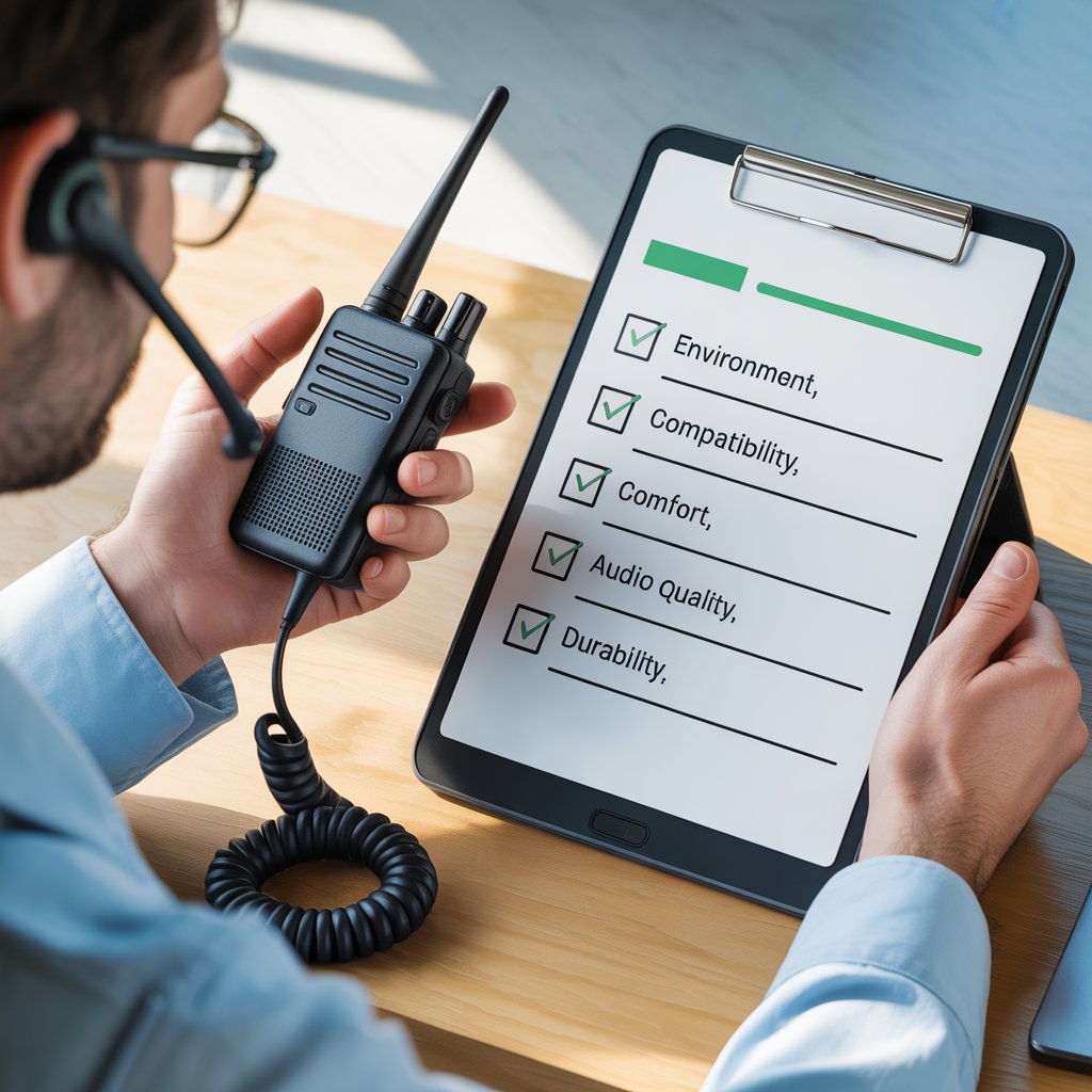 Earphones for Walkie-Talkie